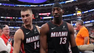 Bam Adebayo allegedly hits Tyler Herro during an incident in Las Vegas