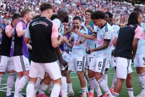 Belgium reveling in the aftermath of the World Cup Trump dance joke