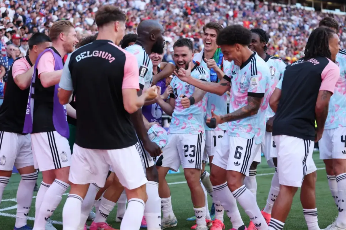 Belgium reveling in the aftermath of the World Cup Trump dance joke