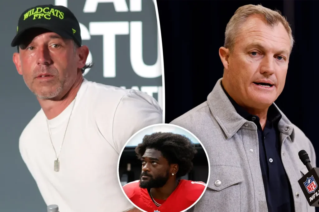 Brandon Aiyuk says the 49ers misled the media and fans in a passionate outburst.