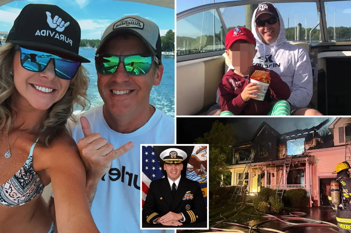 Brave Navy veteran father dies while rushing into burning home to rescue his 10-year-old son, unaware that the boy was already safe.