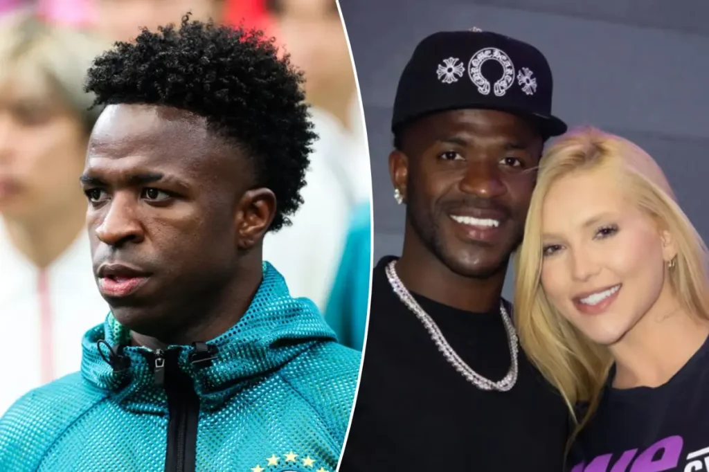Brazilian star Vinicius Junior looks very different following chin surgery