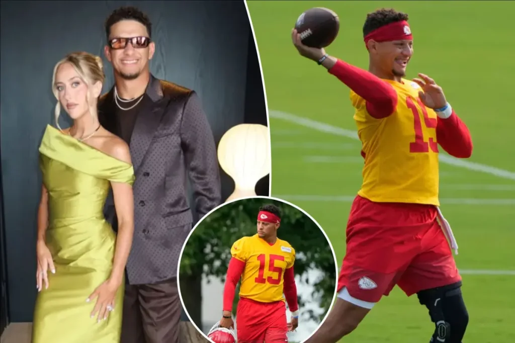 Brittany's response to Patrick Mahomes' comeback on the field after his injury