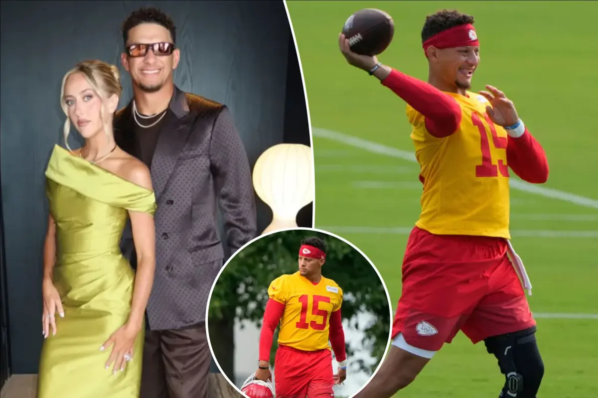 Brittany's response to Patrick Mahomes' comeback on the field after his injury