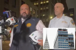 Buildings commissioner in New York City believes that the leaning Midtown building is becoming stable following urgent repairs.
