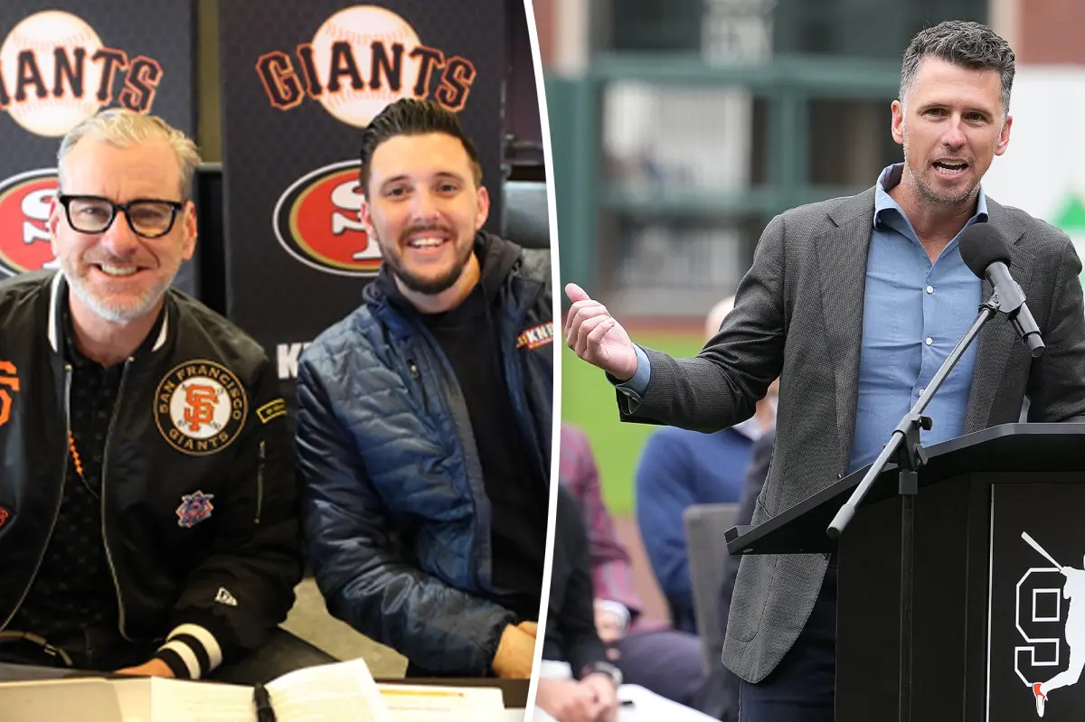 Buster Posey's interview disrupted by awkward hot mic incident
