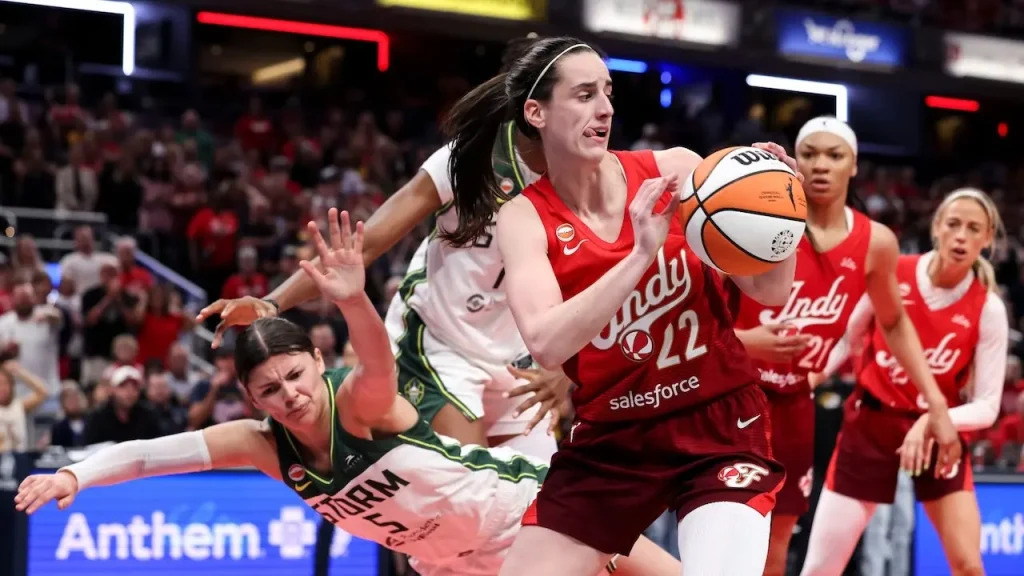 Caitlin Clark sets WNBA record in historic game following weeks of debate