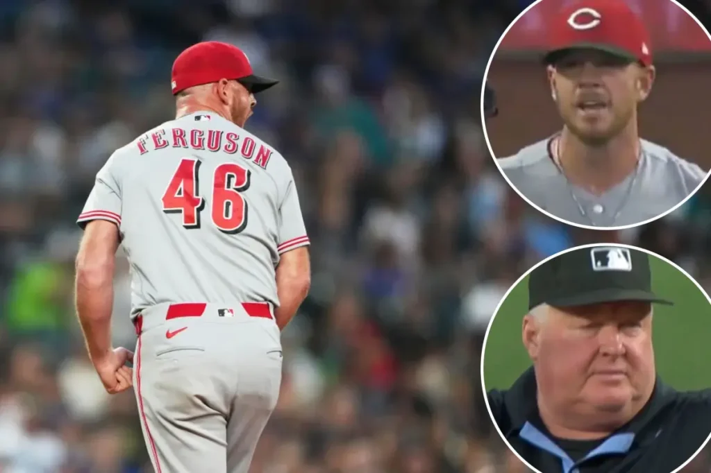 Caleb Ferguson of the Reds expresses regret for criticizing umpire Bill Miller.