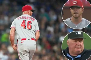 Caleb Ferguson of the Reds expresses regret for criticizing umpire Bill Miller.