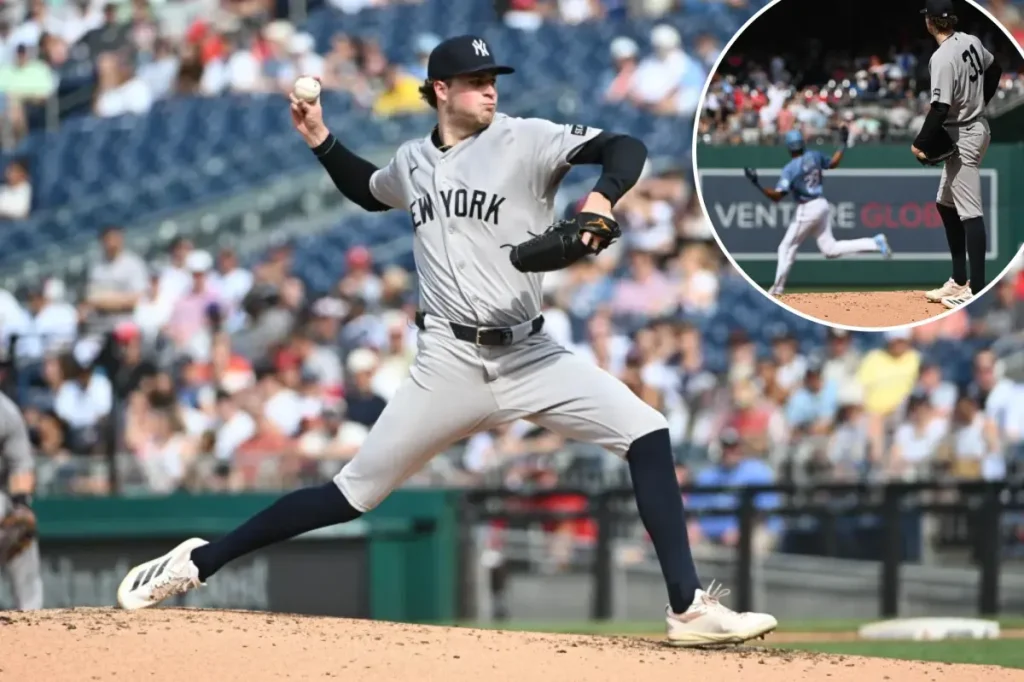 Cam Schlittler of the Yankees shows determination in a standout performance