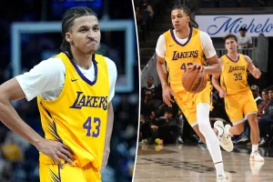 Cameron Carr of the Lakers focused on the chance ahead