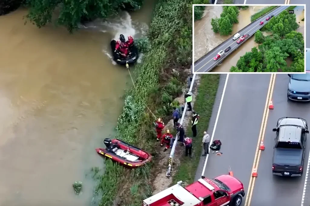 Campers trapped in historic Missouri flooding rescued as rare rain event brings a foot of rain