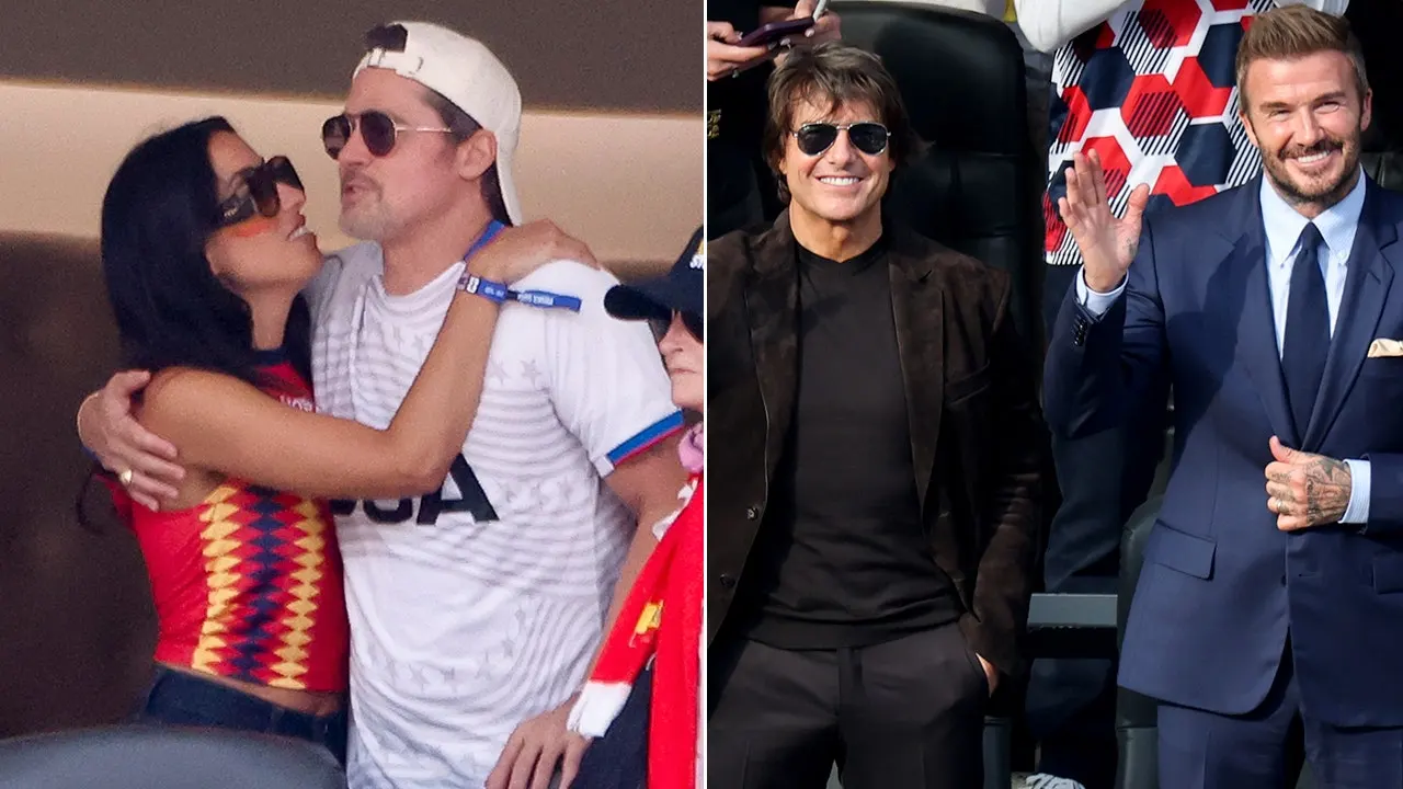 Celebrities like Brad Pitt and Beckham seen at the 2026 FIFA World Cup