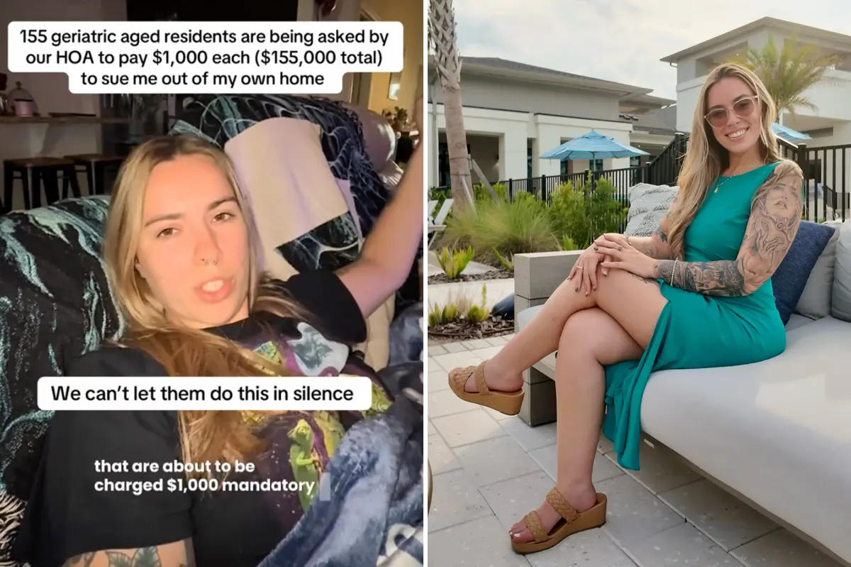 Daughter Bethany Michel claims HOA is attempting to push her out of 55-plus community after receiving her father's home.