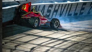 David Malukas from IndyCar taken to hospital following crash at Nashville Superspeedway