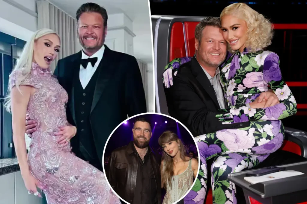 Did Gwen Stefani and Blake Shelton mark their 5-year anniversary at Taylor Swift and Travis Kelce's wedding?