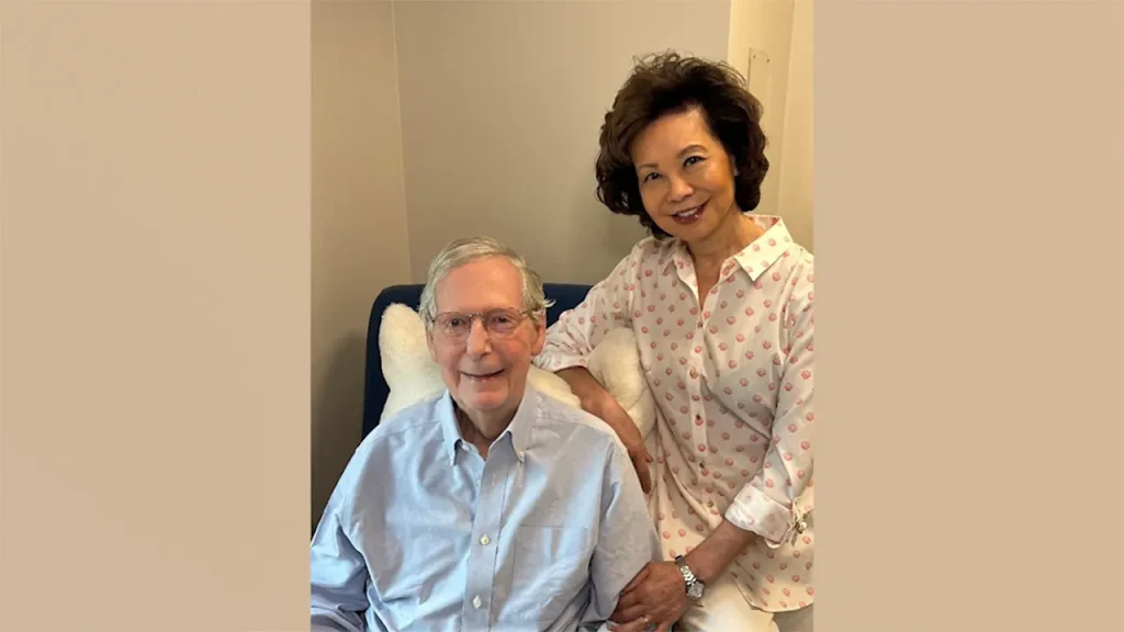 Doctors report Mitch McConnell has not yet been approved to exit rehab following his fall.