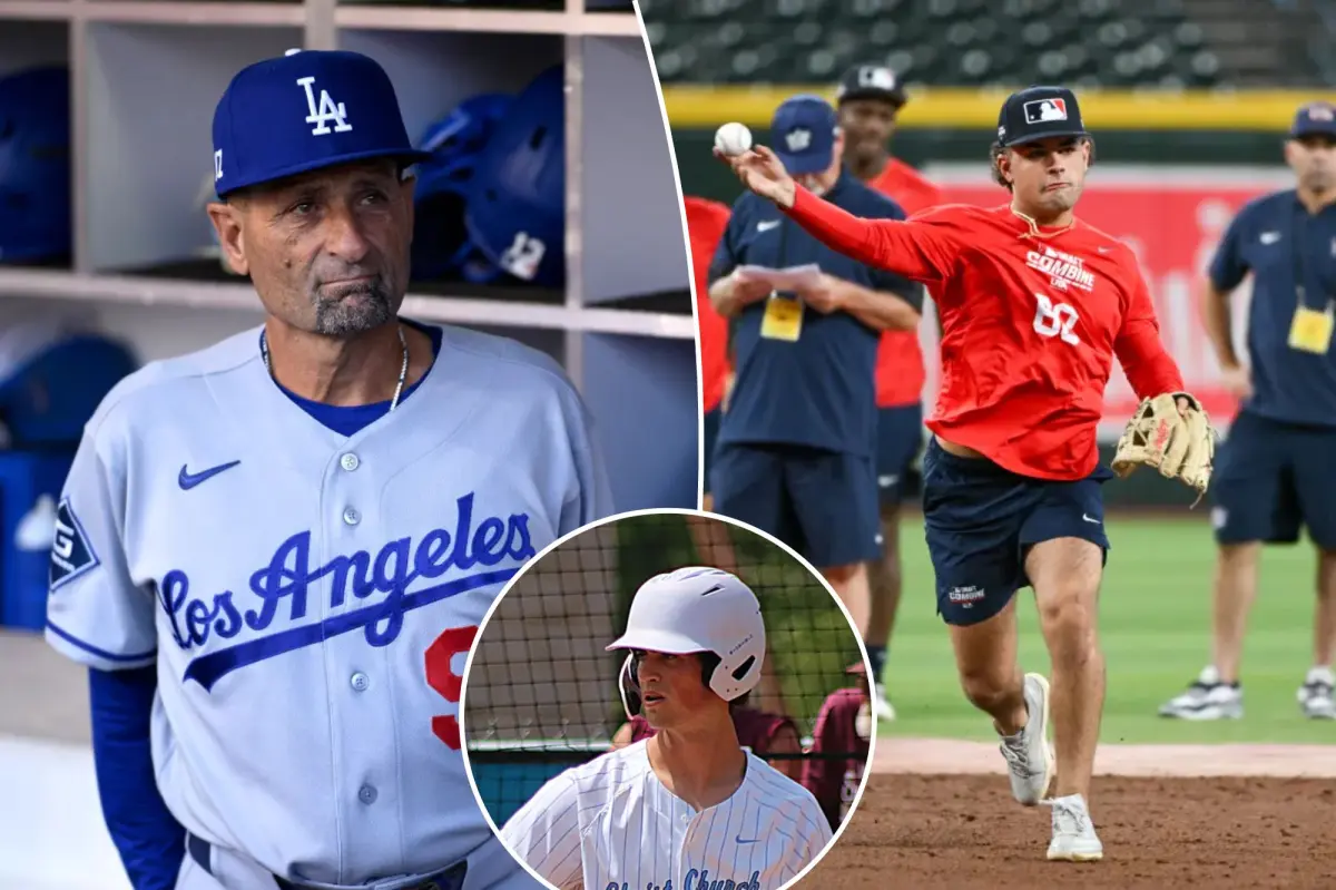 Dodgers select Bo Lowrance in the second round of the MLB Draft