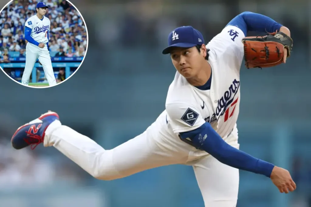 Dodgers' Shohei Ohtani practices in the bullpen despite knee injury