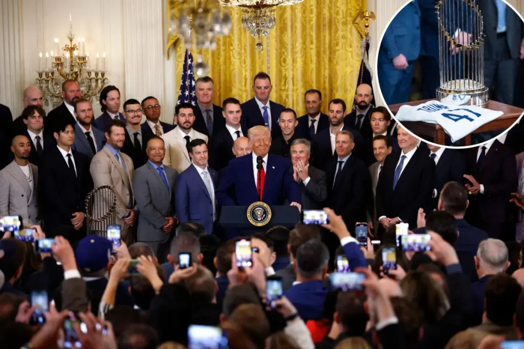 Dodgers' trip to the White House continues the championship tradition