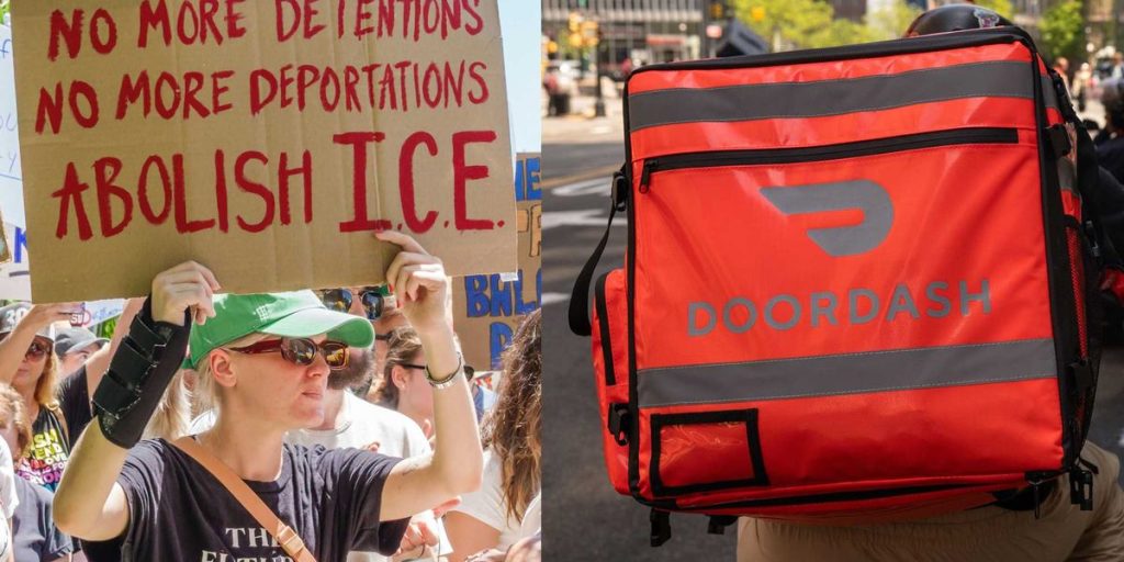 DoorDasher encounters repercussions after 'nazi' DHS meal is delivered to the incorrect address, expressing support for communism.