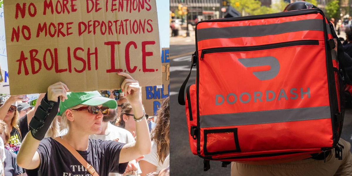 DoorDasher encounters repercussions after 'nazi' DHS meal is delivered to the incorrect address, expressing support for communism.