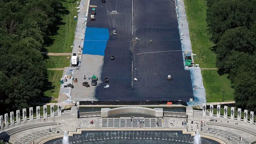 Doug Burgum announces no surveillance at Reflecting Pool during vandalism