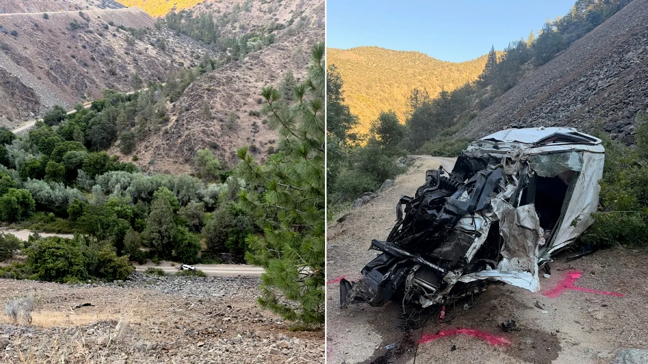 Driver suspected of DUI survives 600-foot fall from a cliff in Northern California