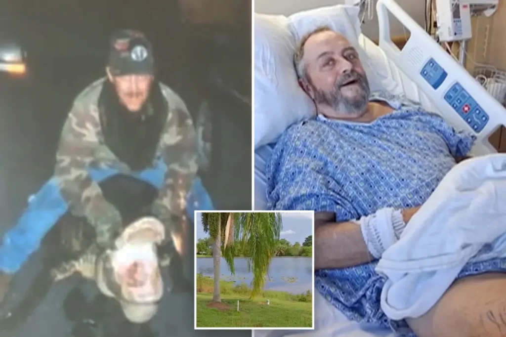 Elderly man in Florida defends himself against alligator with a fishing pole