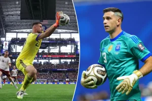 Emi Martinez from Argentina and Unai Simon from Spain showcase contrasting styles in the World Cup