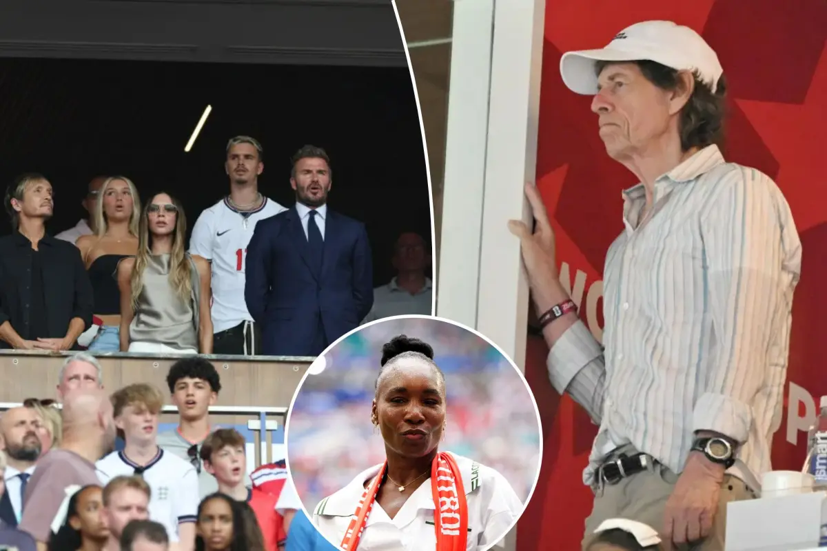 England and Norway face off in Miami, attracting David Beckham and Mick Jagger to the World Cup quarterfinal