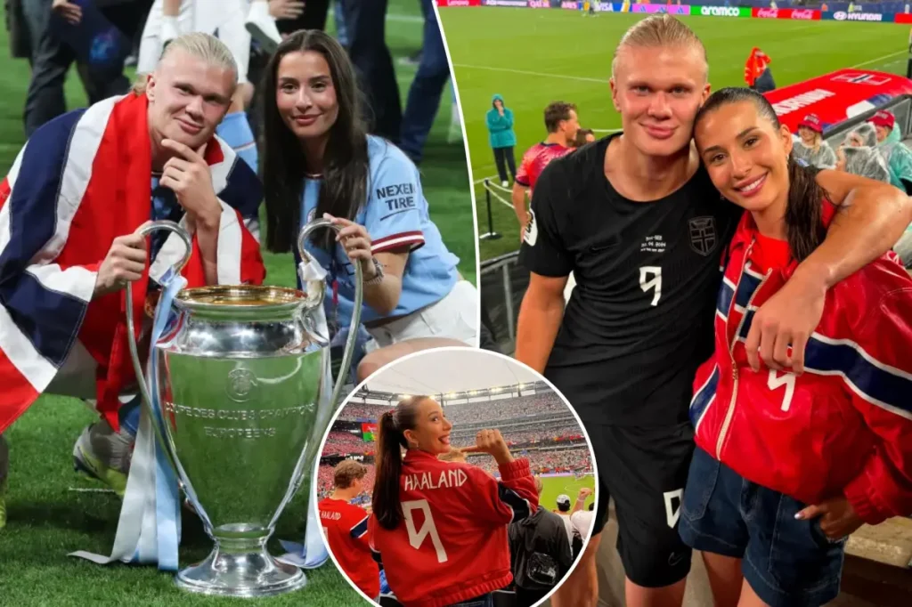 Erling Haaland's relationship with girlfriend Isabel Haugseng Johansen