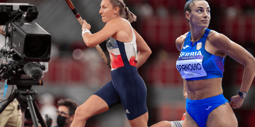 Europe prohibits the 'sexualization' of female athletes on screen, yet viewers are pointing out the obvious