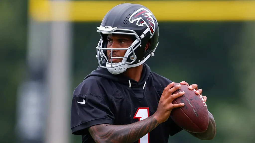 Falcons QB Tua Tagovailoa experiences a training camp setback during the quarterback competition.