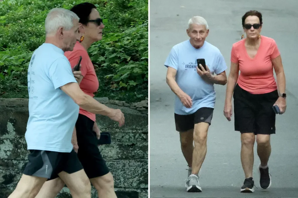 Fauci loses his temper during a walk with his wife just hours after Senate questioning