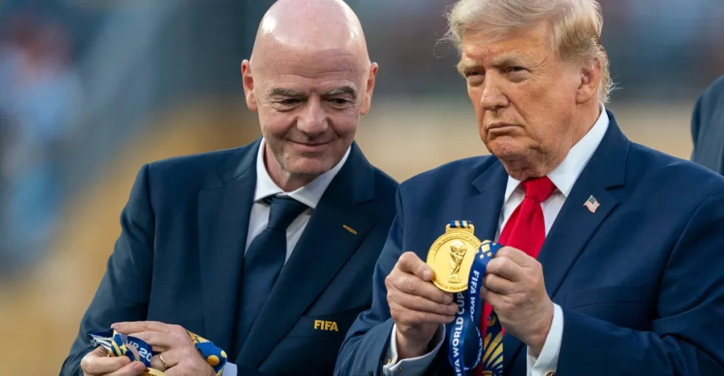 FIFA president seeks to sell the World Cup to Trump family connections