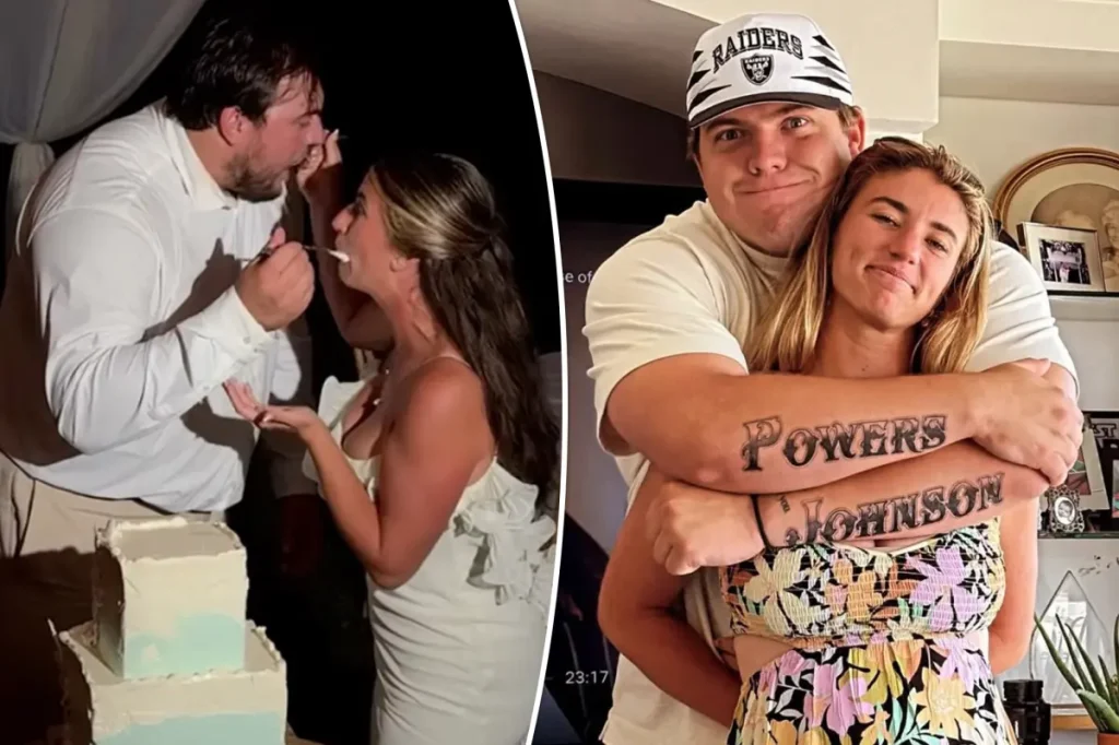 Former UCLA tennis player weds Raiders' Jackson Powers-Johnson