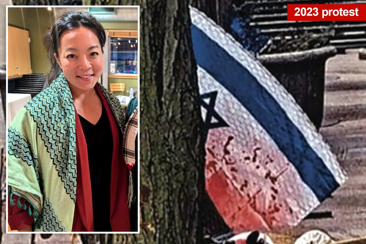 Francesca Hong, a socialist Democrat, expresses regret for reporting an 'antisemitic' protest to the police.