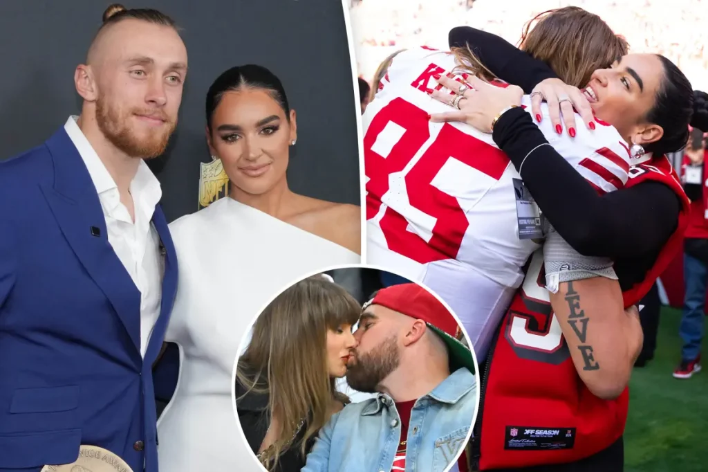 George and Claire Kittle discuss the wedding of Taylor Swift and Travis Kelce