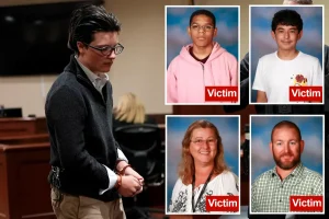 Georgia teenager Colt Gray, charged in the Apalachee High School shooting, is scheduled for a court appearance regarding his plea.