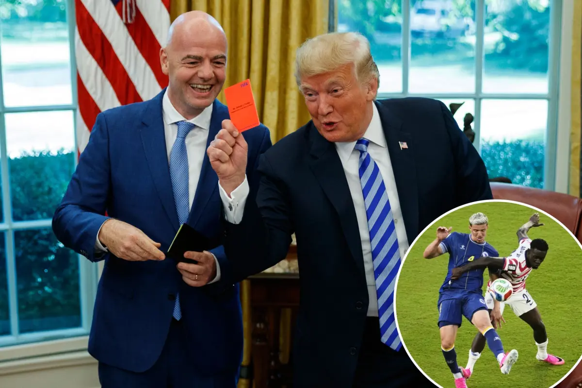 Gianni Infantino of FIFA to confront ethics complaint regarding Trump’s role in the Folarin Balogun red card issue with the USMNT.