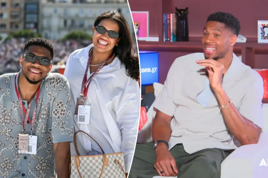 Giannis Antetokounmpo responds to critics questioning his choice of wife
