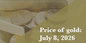 Gold price update as of July 8, 2026