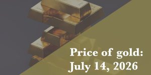 Gold price update for July 14, 2026