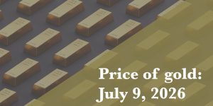 Gold price update for July 9, 2026