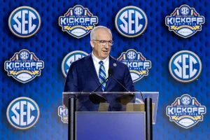 Greg Sankey responds to SEC separation discussions while Michigan seeks attention with AD Warde Manuel's choice