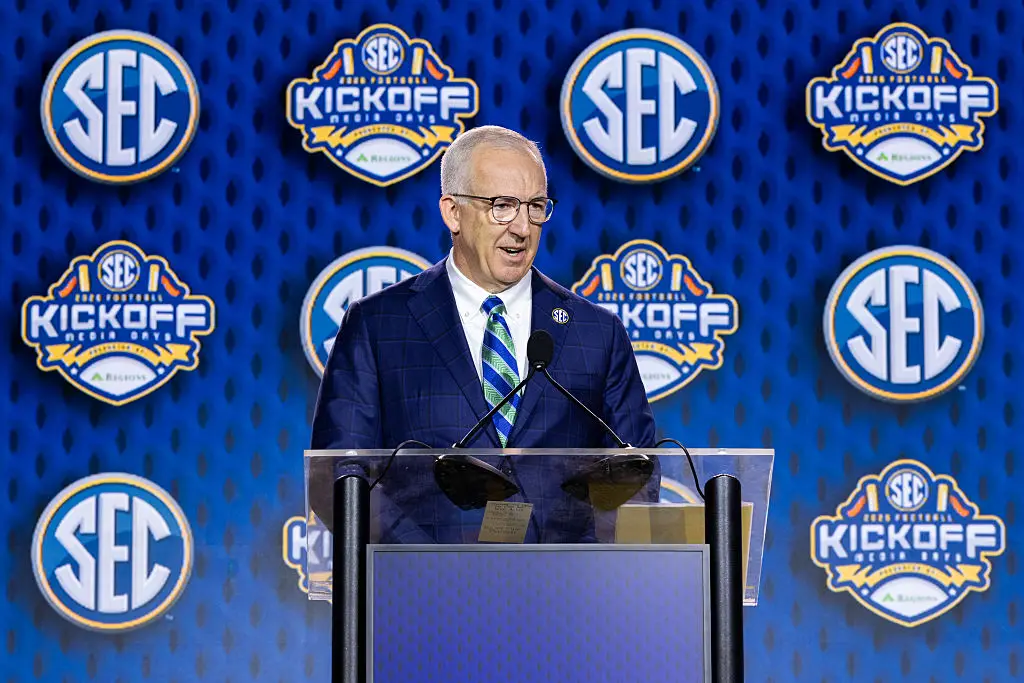 Greg Sankey responds to SEC separation discussions while Michigan seeks attention with AD Warde Manuel's choice