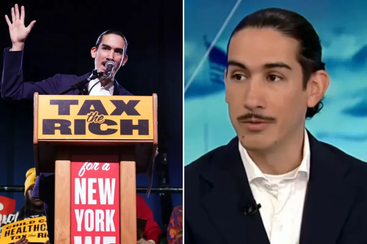 Gustavo Gordillo, co-chair of NYC DSA, criticizes New York landlords during an interview: 'not in the constitution'