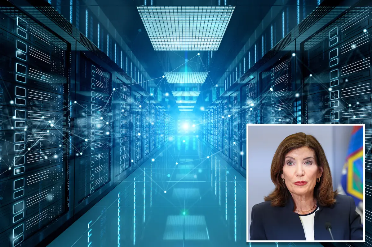Hochul calls for a break on new large data centers for AI in New York during the election year.