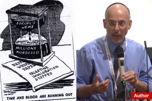 Holocaust writer stated his book was 'canceled' for not criticizing Israel and the US